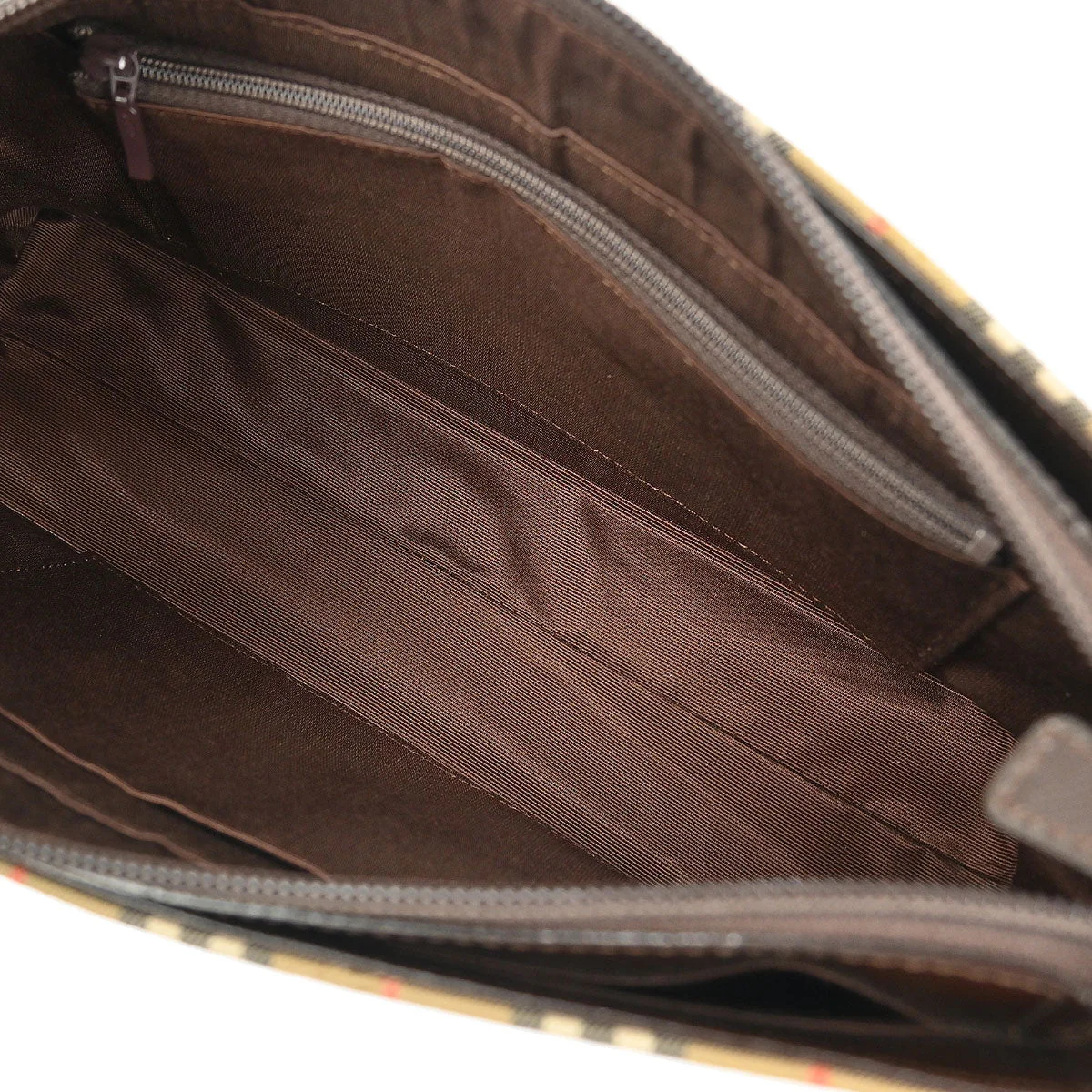 Burberry Beige Canvas House Check Handbag - Image 8