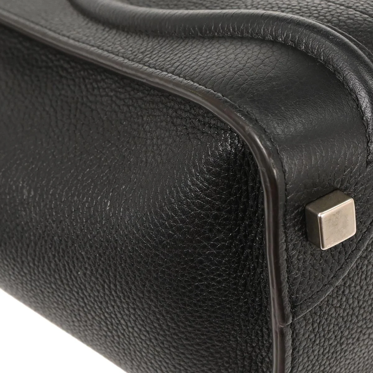 Celine Black Luggage Micro Tote Handbag - Image 5