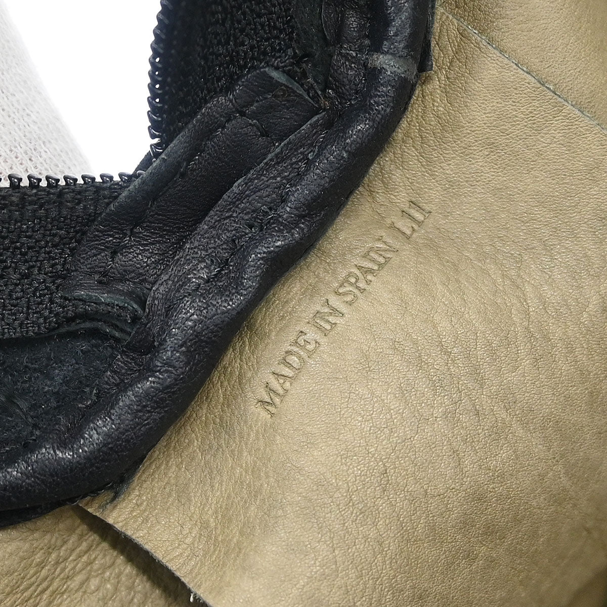 Loewe Gray Black Suede Lambskin Handbag - Image 10