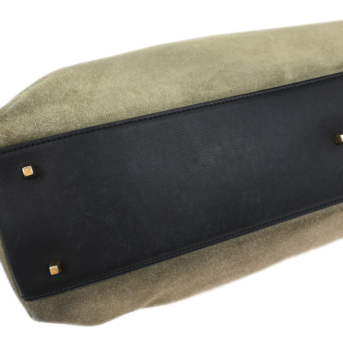 Loewe Gray Black Suede Lambskin Handbag - Image 3