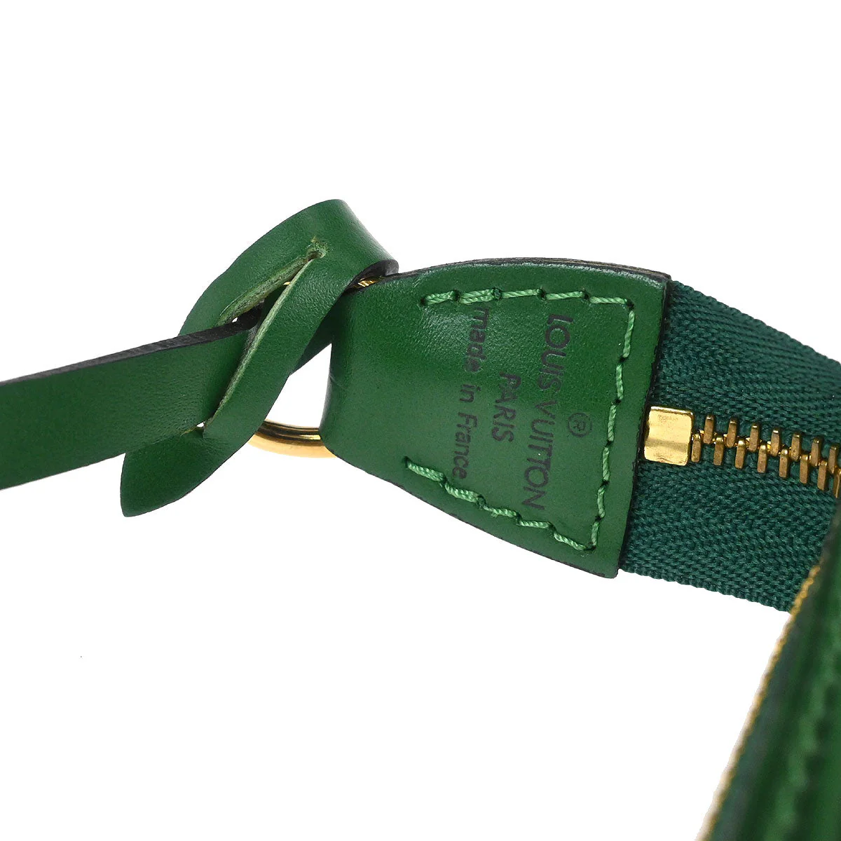 Louis Vuitton 1999 Green Epi Pochette Accessoires 21 Handbag M52954 - Image 3