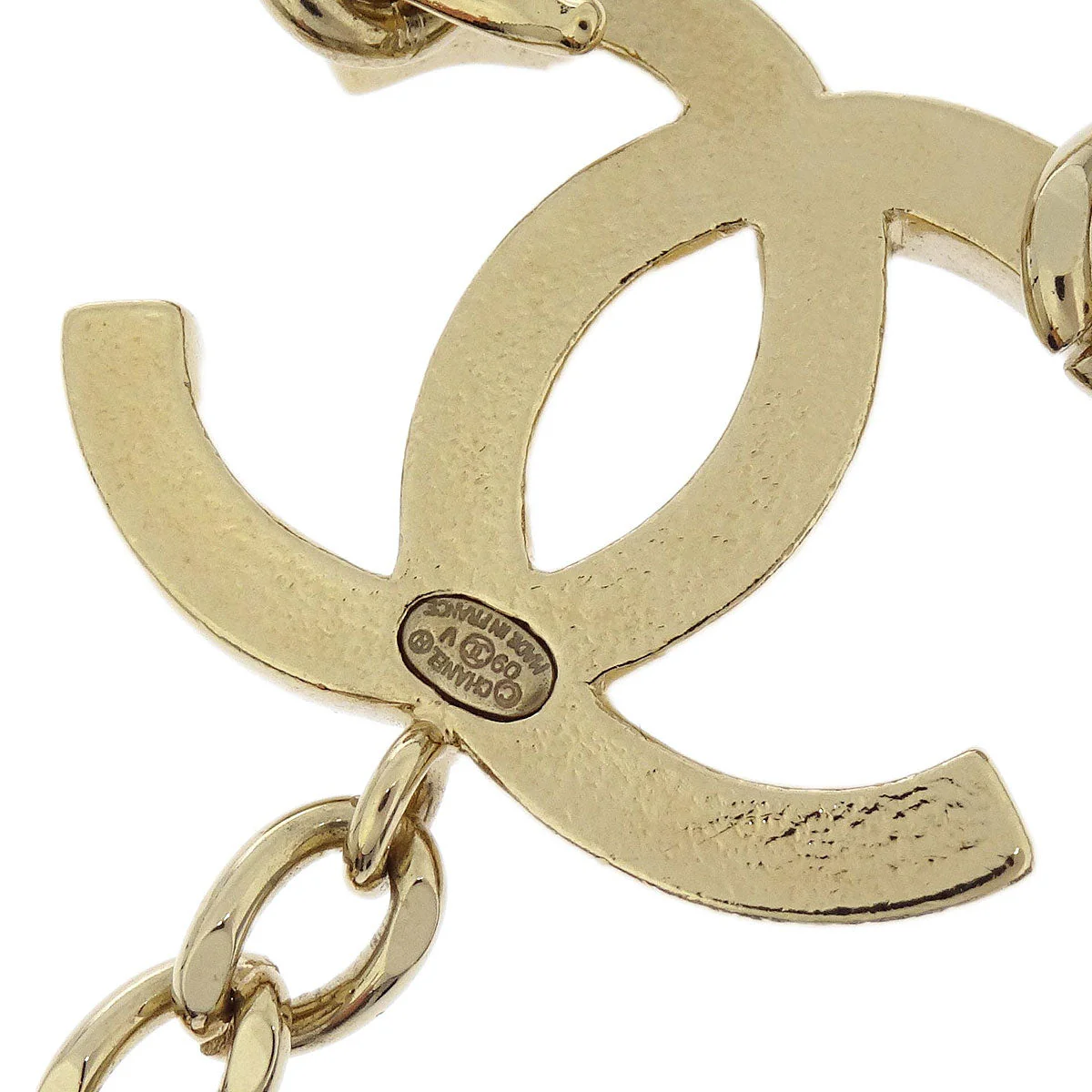 Chanel Chain Belt CC Gold 09V Small Good - Image 4