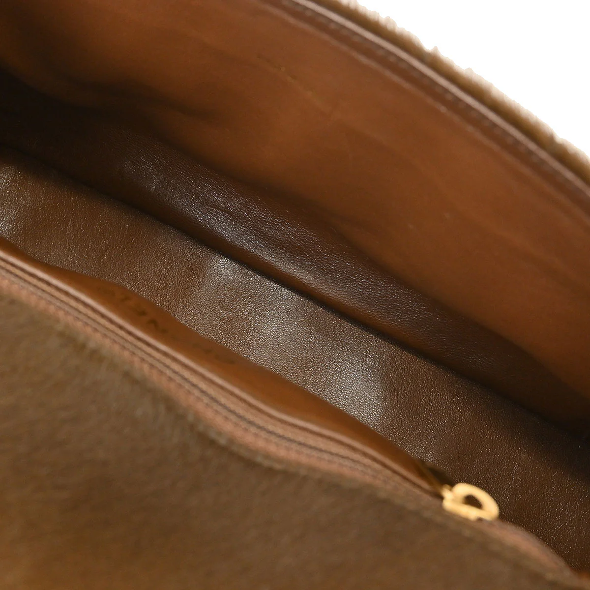 Chanel * 2000-2002 Brown Pony Hair Choco Bar Single Flap Shoulder Bag - Image 8