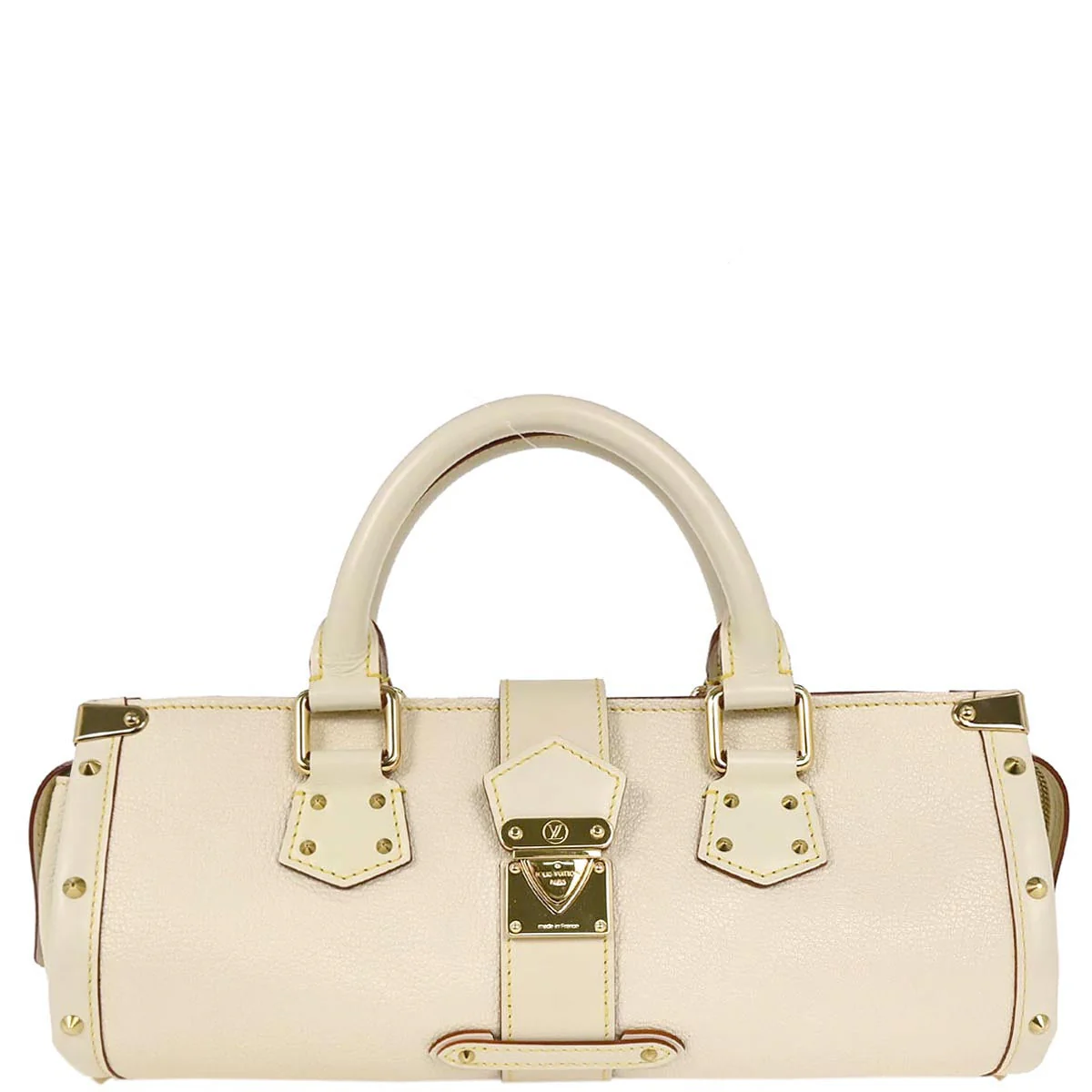 Louis Vuitton White Suhali Epanoui PM Handbag M91850