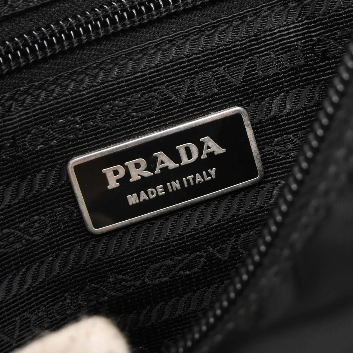 Prada Black Nylon Shoulder Bag - Image 9