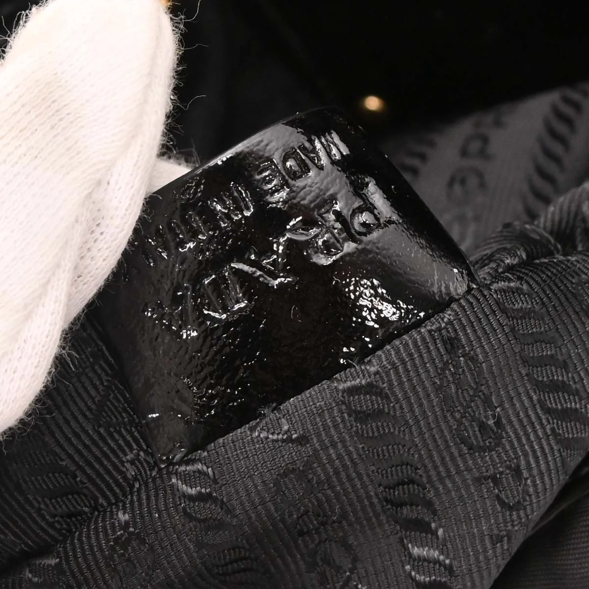 Prada Black Nylon Tote Handbag - Image 8