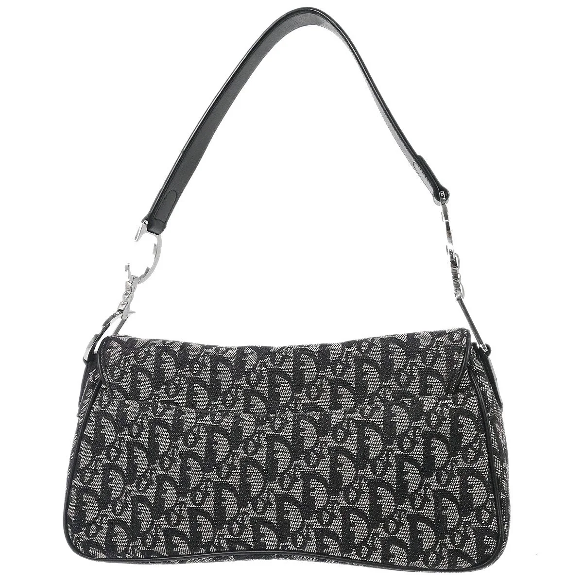 Christian Dior Black Saddle Trotter Handbag - Image 2