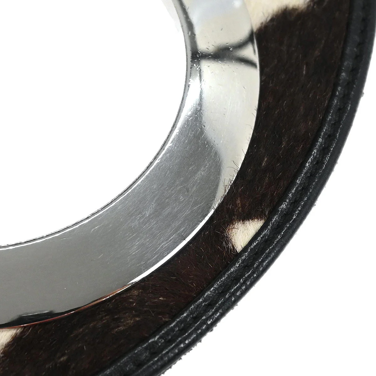 Christian Dior * Brown Pony Hair Zebra Jazzclub Handbag - Image 6
