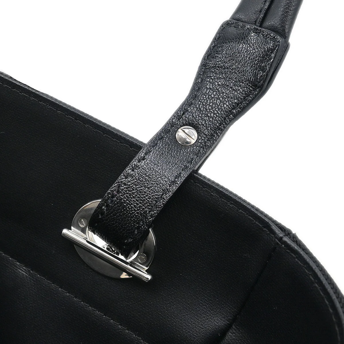 Chanel 2008-2009 Black Calfskin Paris-Biarritz Tote PM Tote Handbag - Image 10