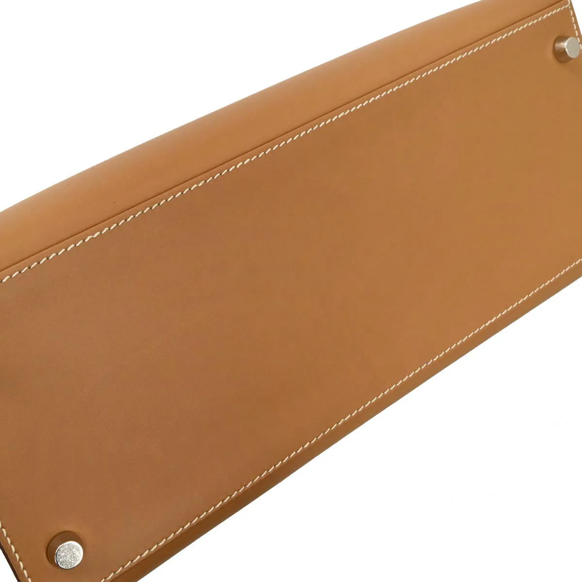 Hermes Natural Chamonix Kelly 28 Sellier 2way Shoulder Handbag - Image 3