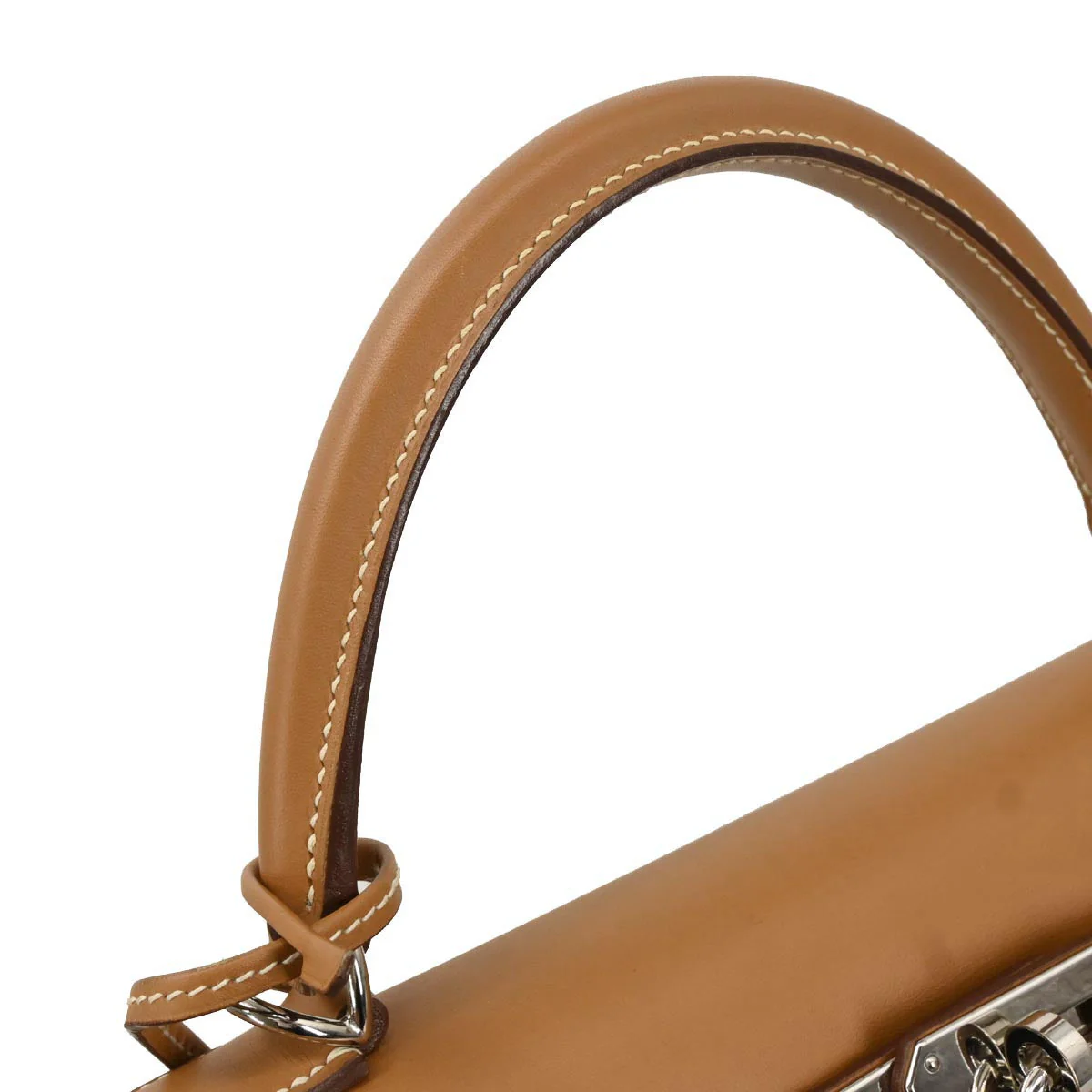Hermes Natural Chamonix Kelly 28 Sellier 2way Shoulder Handbag - Image 7