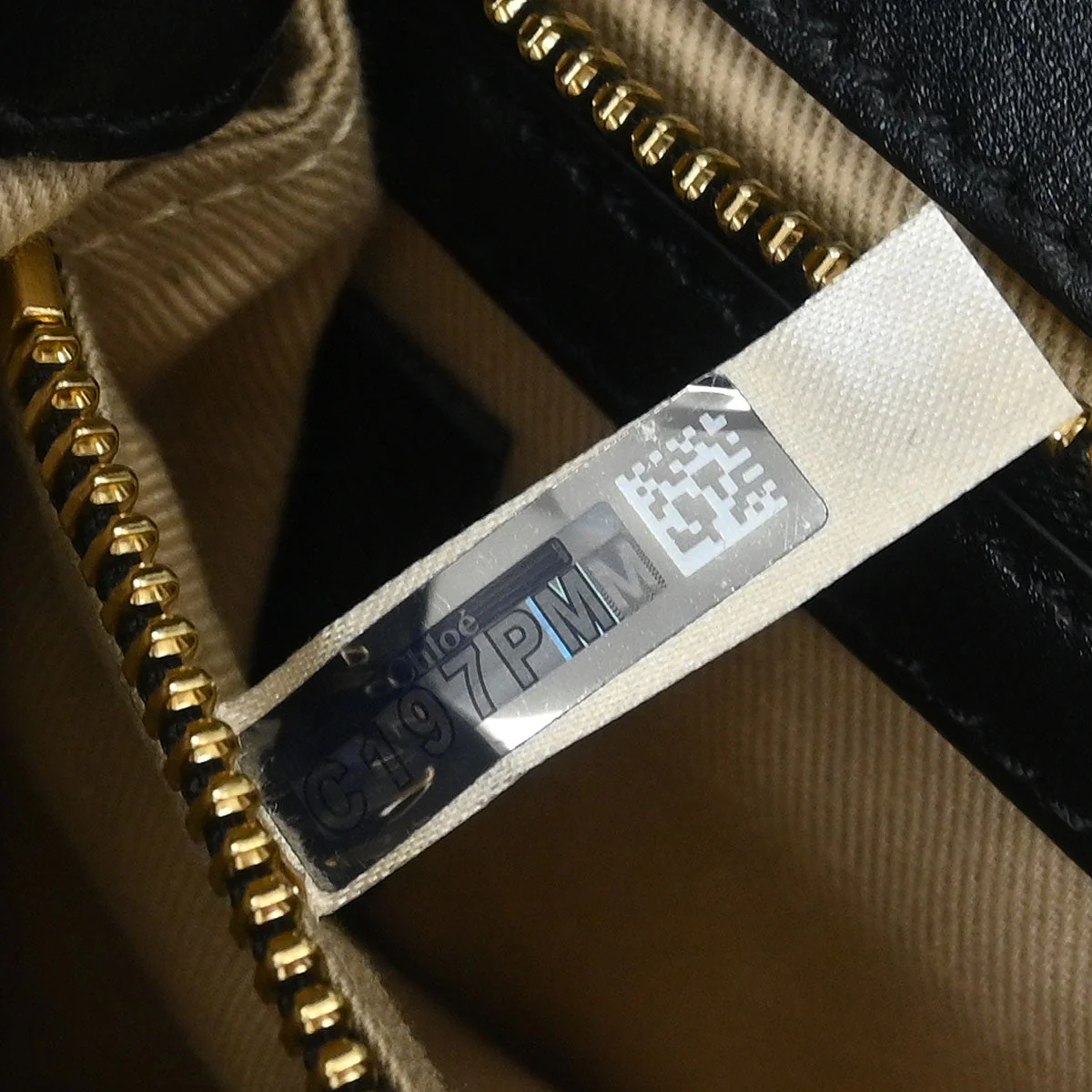 Chloe Black Leather C 2way Shoulder Handbag - Image 9