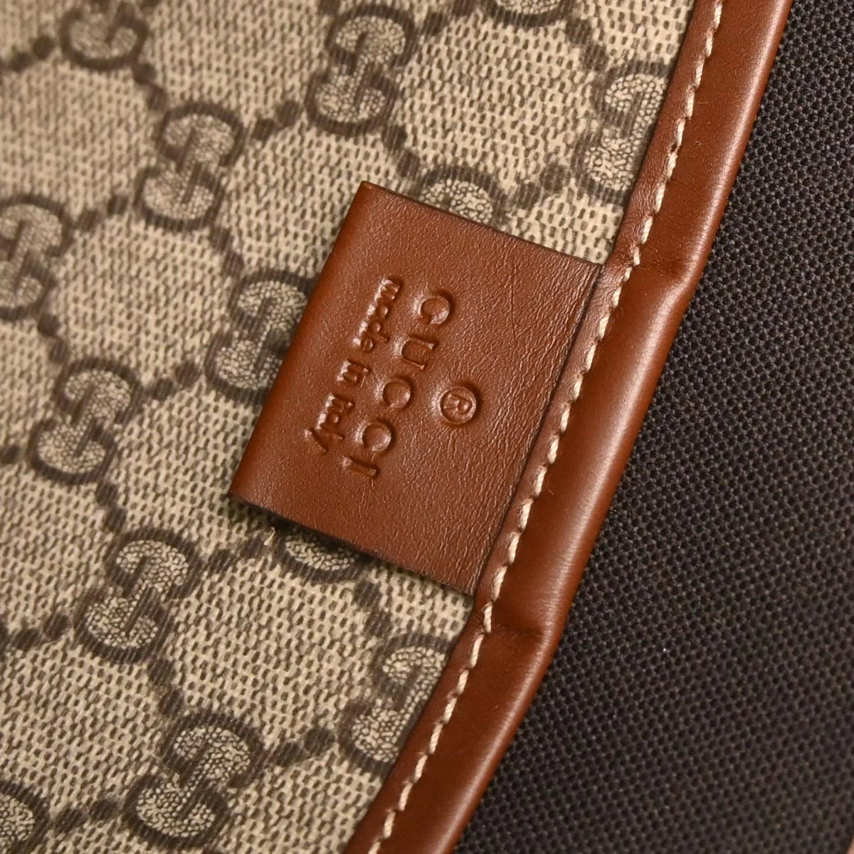Gucci Beige PVC GG Tote Handbag - Image 8