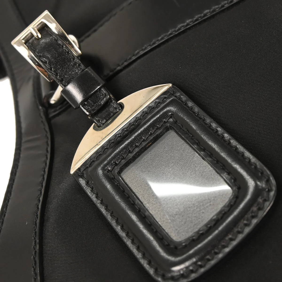 Prada Black Nylon Tote Handbag - Image 3