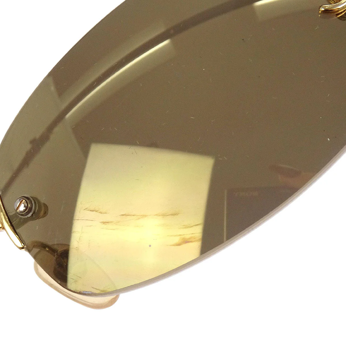 Chanel Sunglasses Eyewear Brown 57□19 Small Good - Image 6
