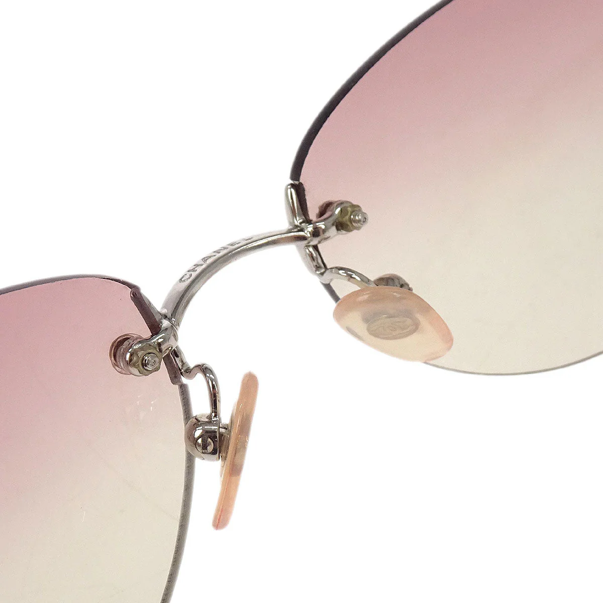 Chanel Sunglasses Eyewear Pink 59□16 Small Good - Image 6