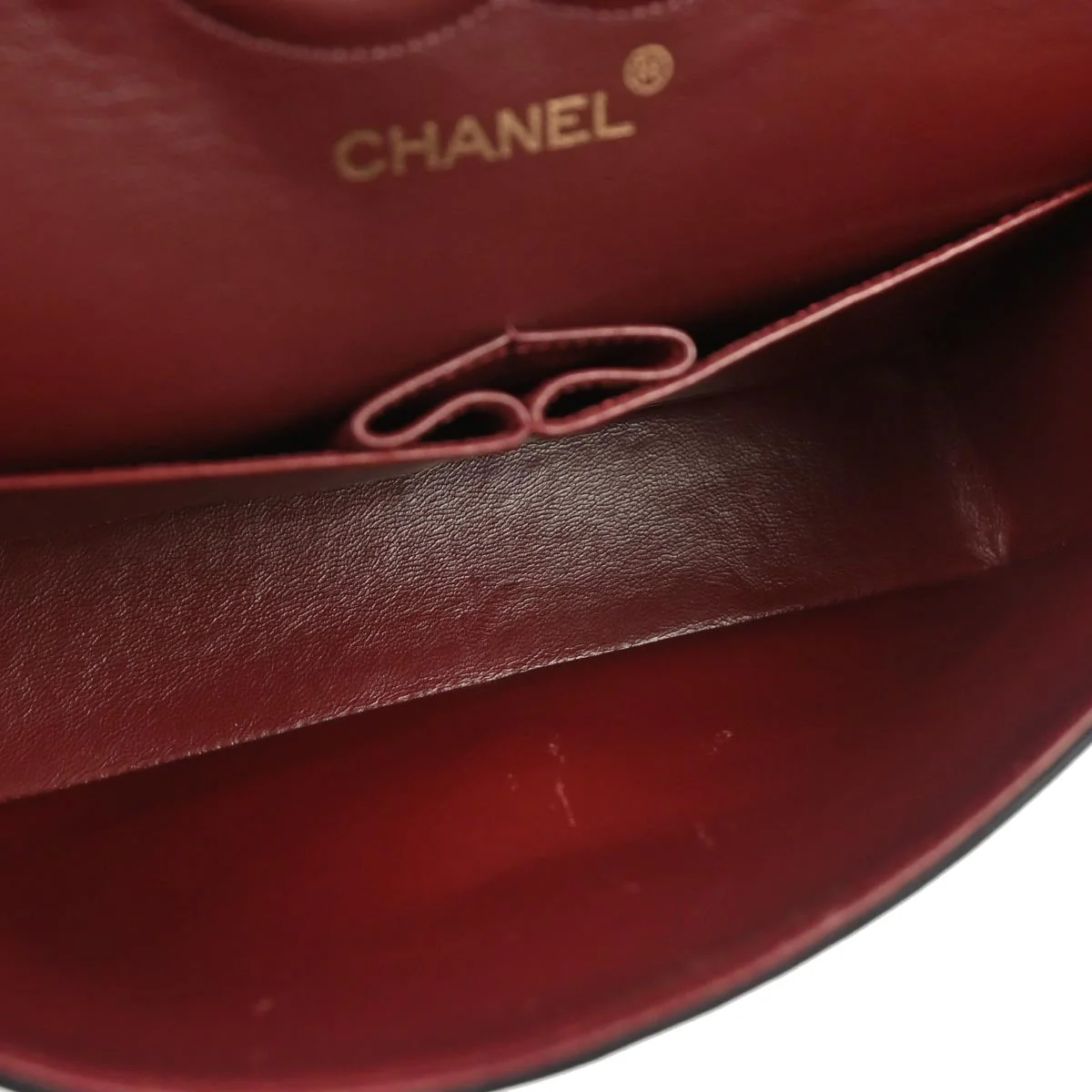 Chanel Black Lambskin Medium Classic Double Flap Shoulder Bag - Image 8
