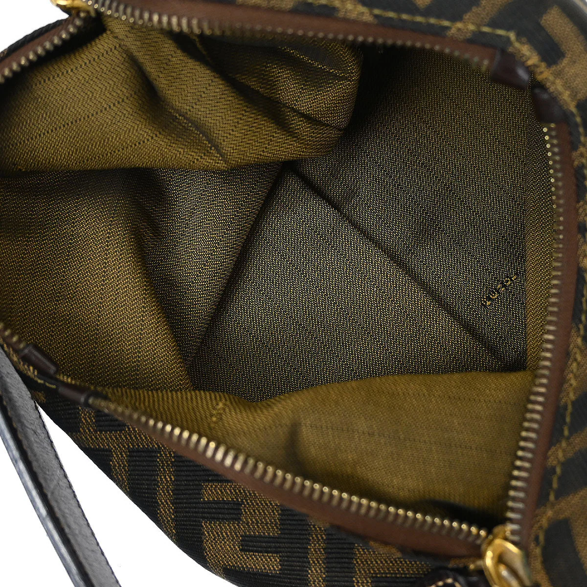 Fendi Brown Zucca Handbag - Image 8