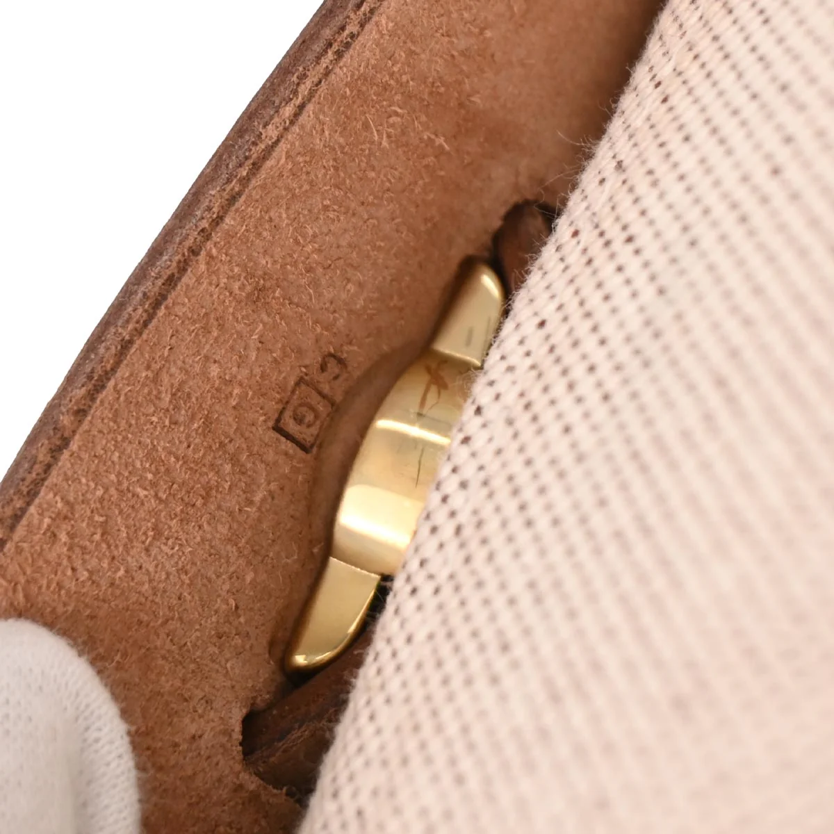 Hermes Beige Brown Toile H Officier Herbag PM 2 in 1 Handbag - Image 10