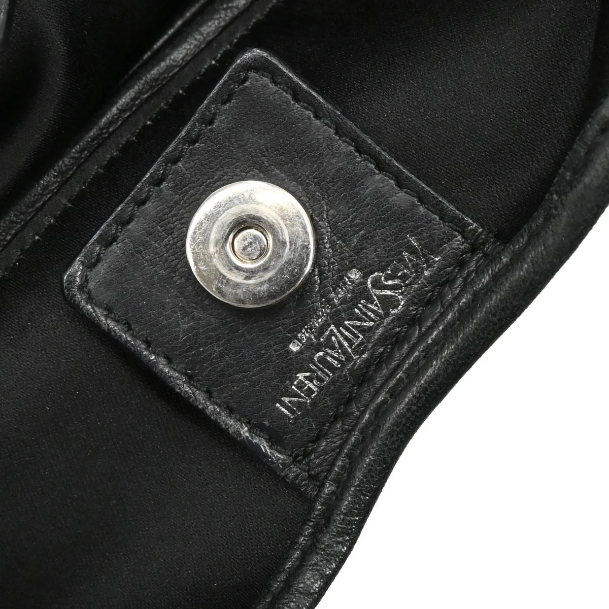 Yves Saint Laurent Black Nylon Medium Mombasa Handbag - Image 9