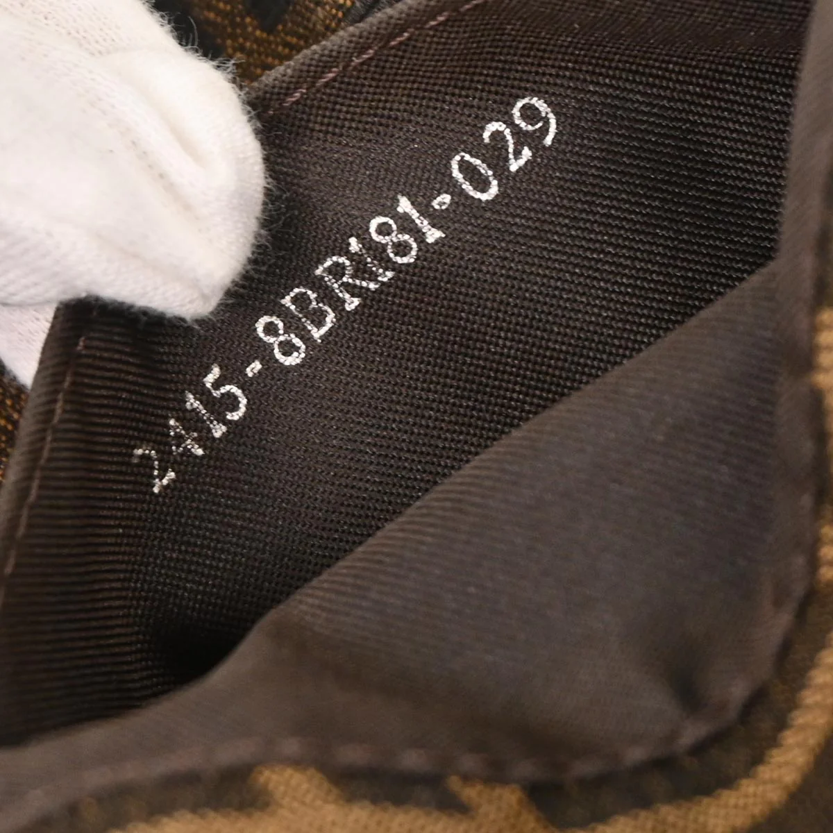 Fendi Brown Canvas Zucca Handbag - Image 10