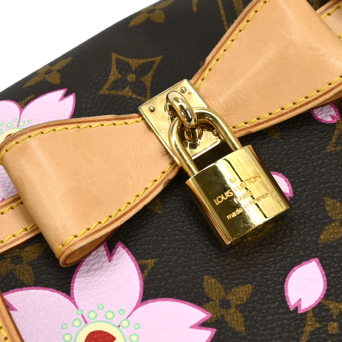 Louis Vuitton Monogram Cherry Blossom Papillon Handbag M92009 - Image 3