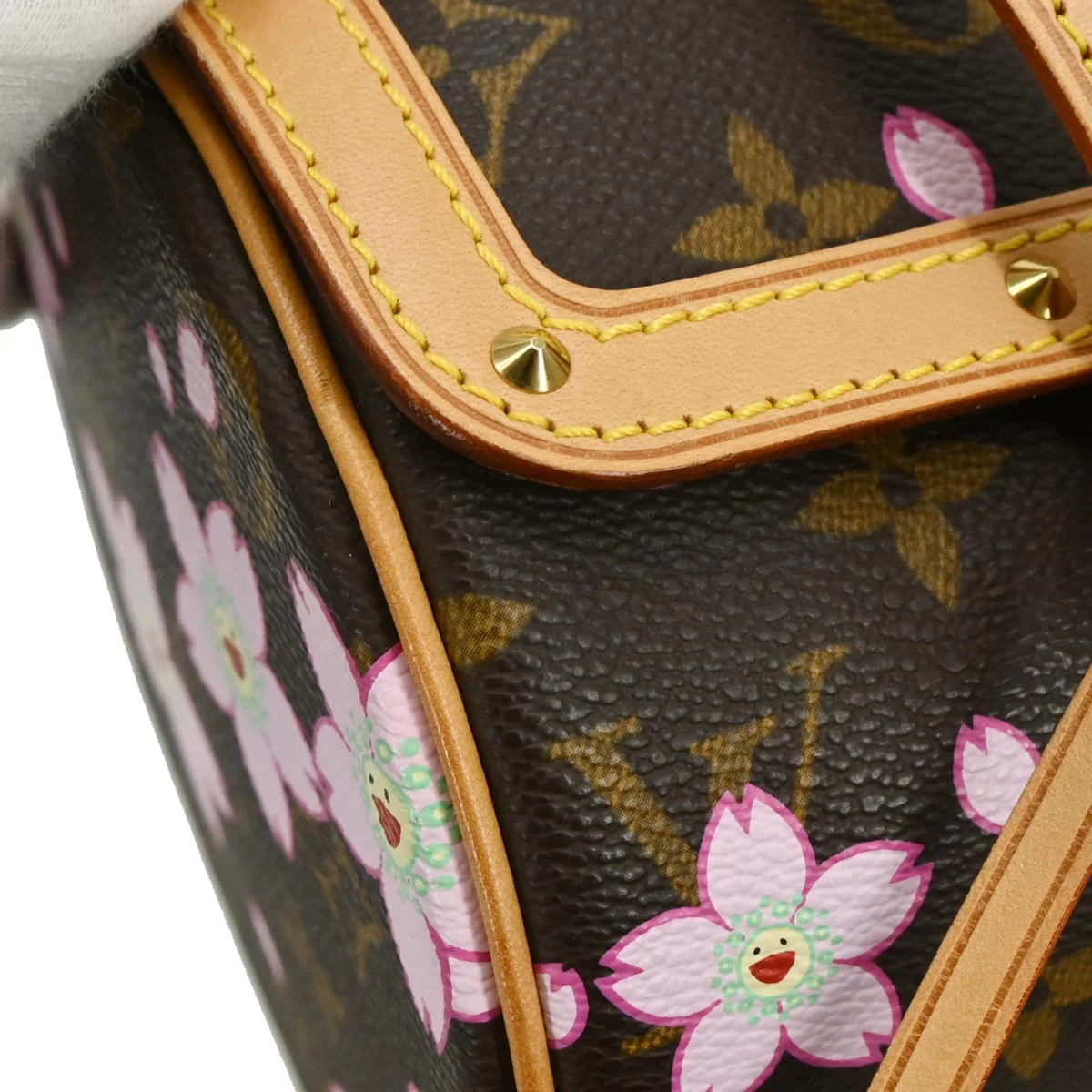 Louis Vuitton Monogram Cherry Blossom Papillon Handbag M92009 - Image 6