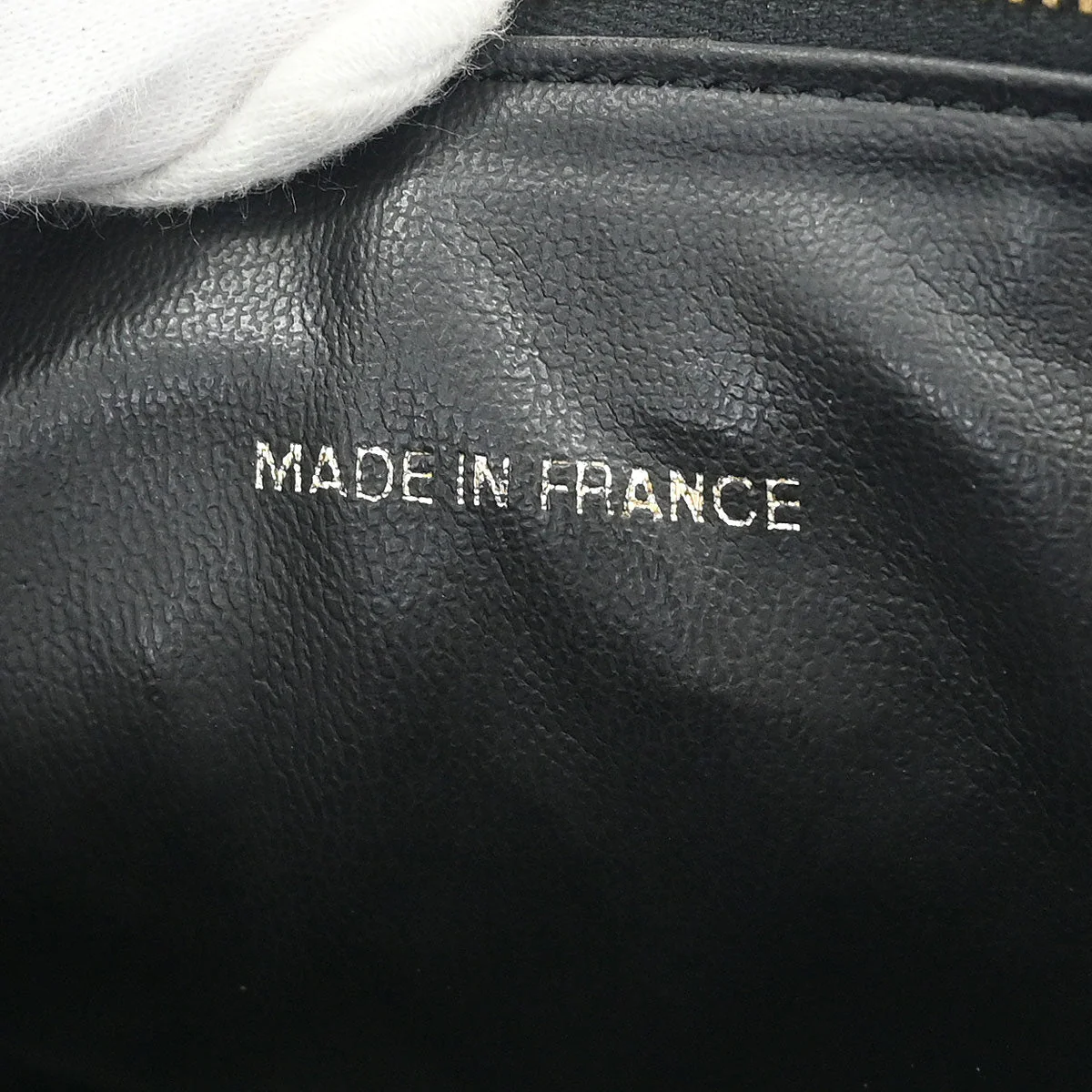 Chanel 1997-1999 Black Caviar Timeless Vanity Handbag - Image 9
