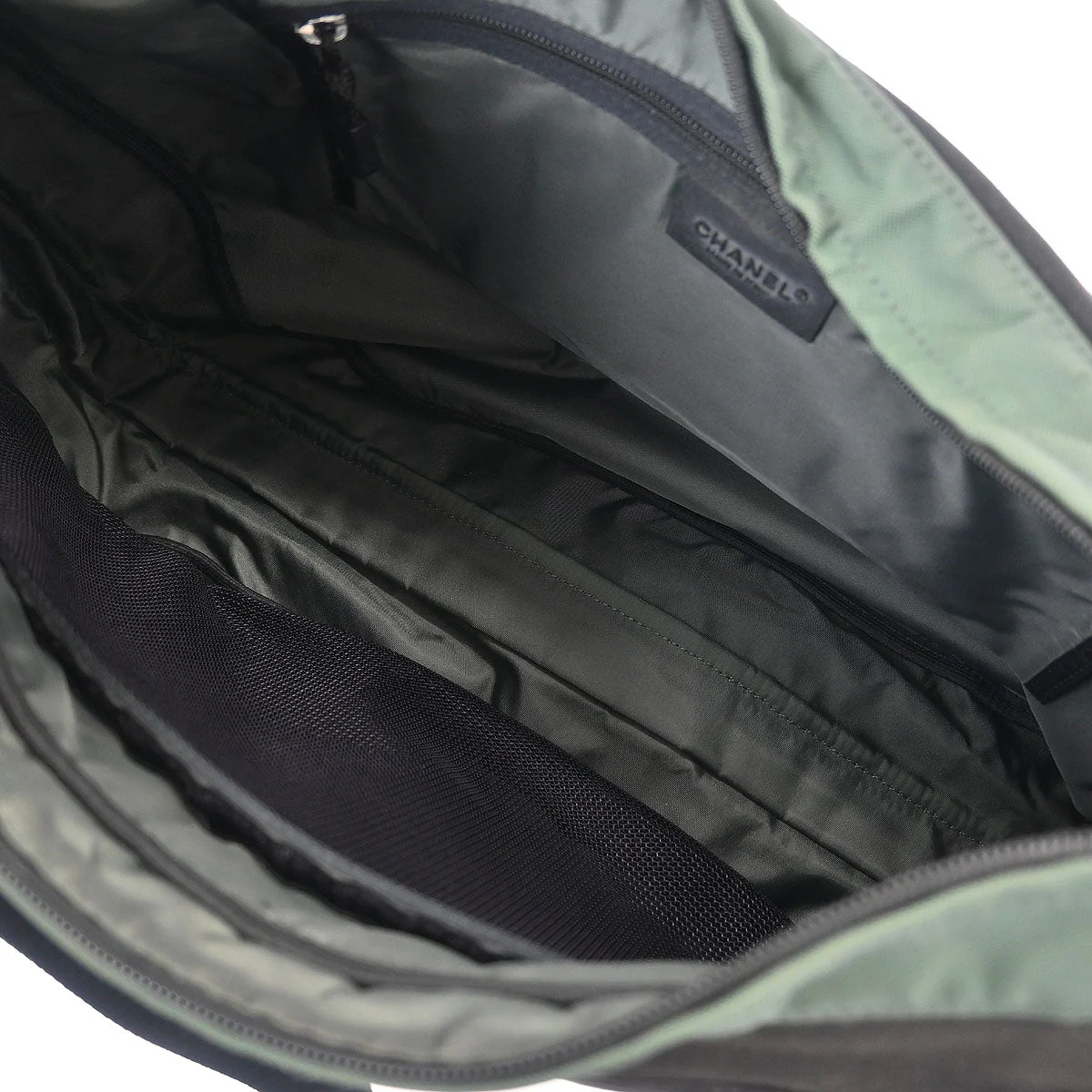 Chanel 2003-2004 Black Nylon Sport Line Shoulder Bag - Image 8