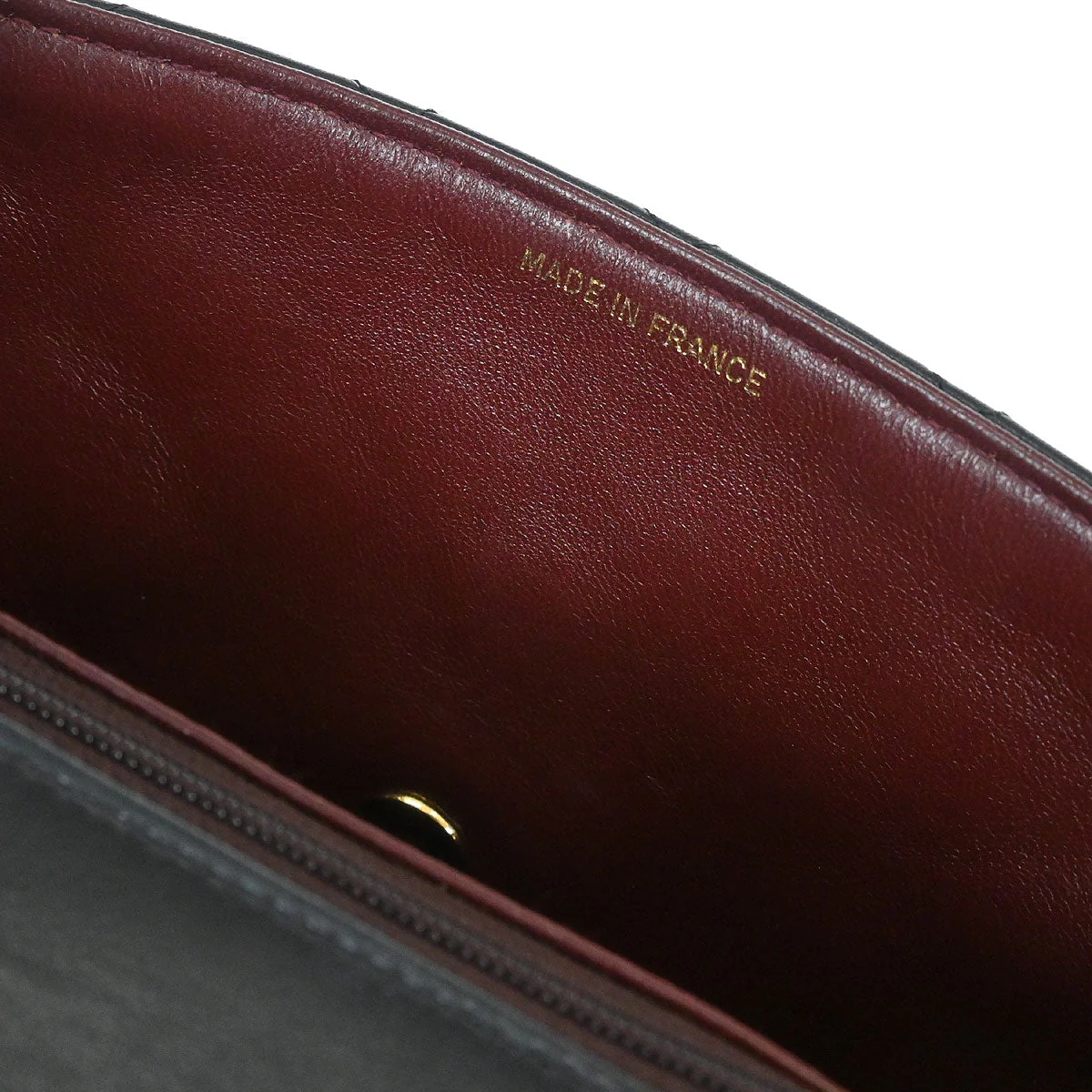 Chanel Black Lambskin Classic Square Flap Shoulder Bag 20 - Image 8