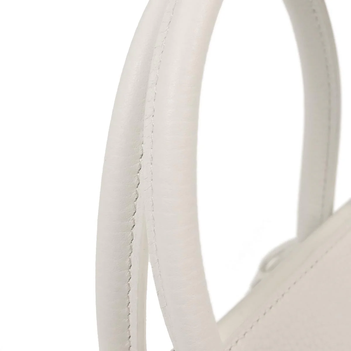 Hermes White Taurillon Clemence Birkin 30 Handbag - Image 4