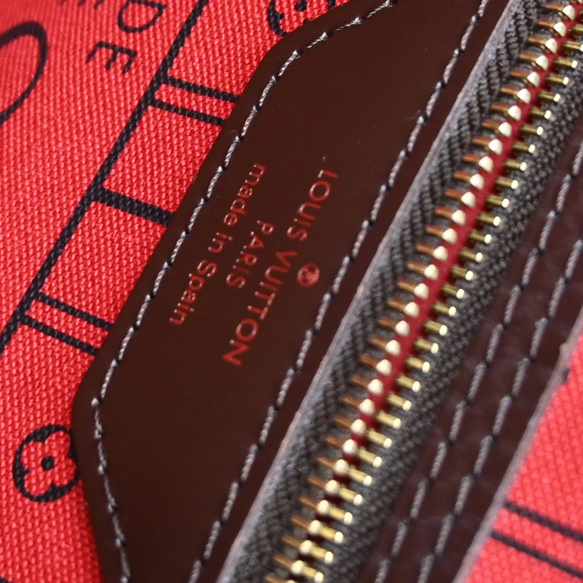 Louis Vuitton 2010 Damier Neverfull MM Shoulder Tote Bag N51105 - Image 9