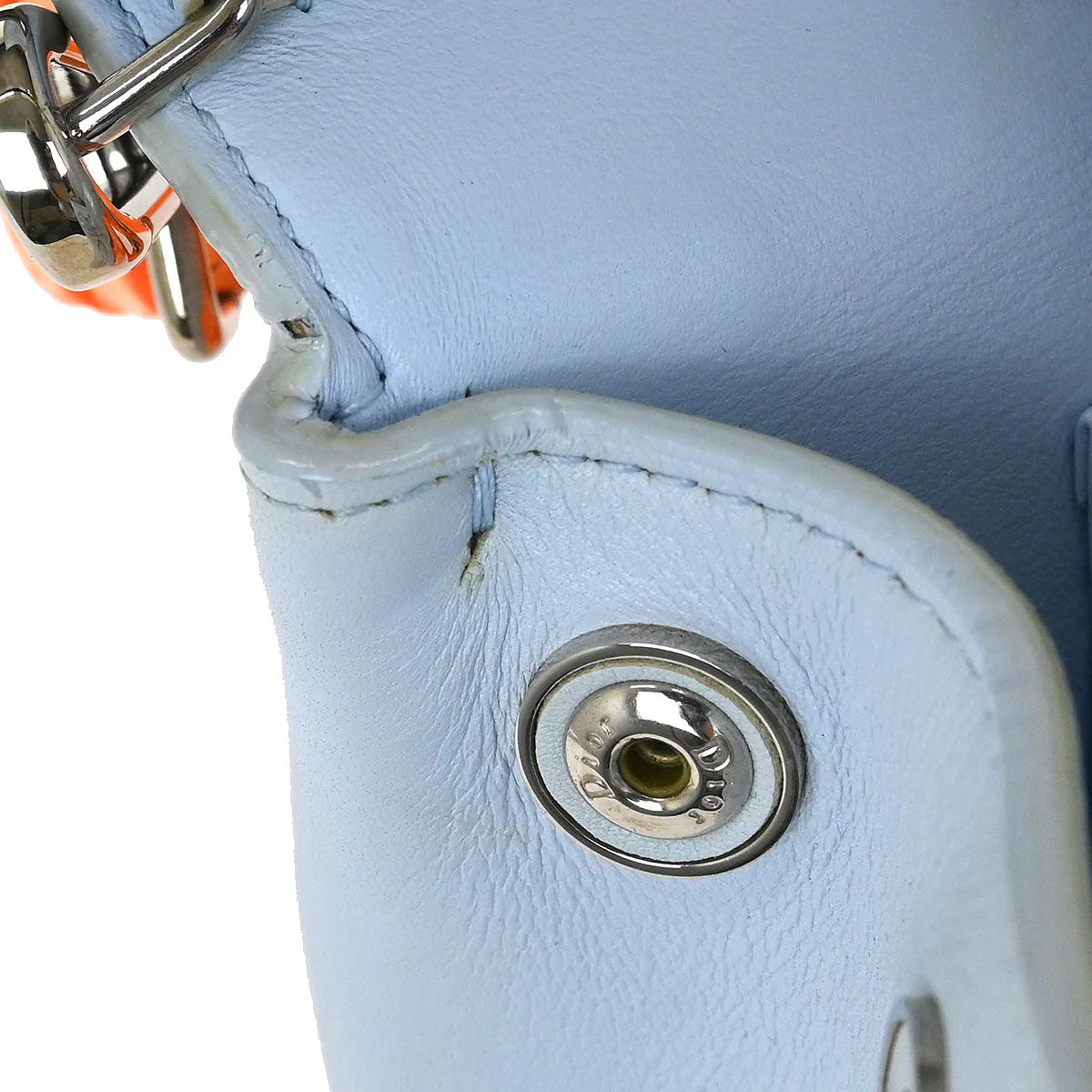 Christian Dior Light Blue Be Dior Handbag - Image 10