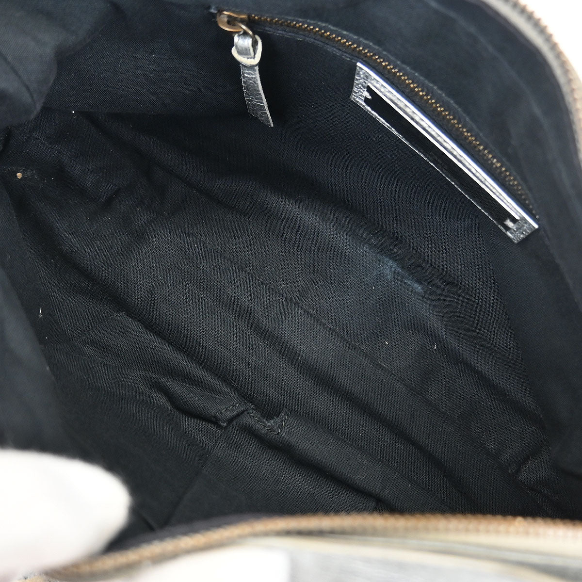 Balenciaga Silver Lambskin The First 2way Shoulder Handbag - Image 8