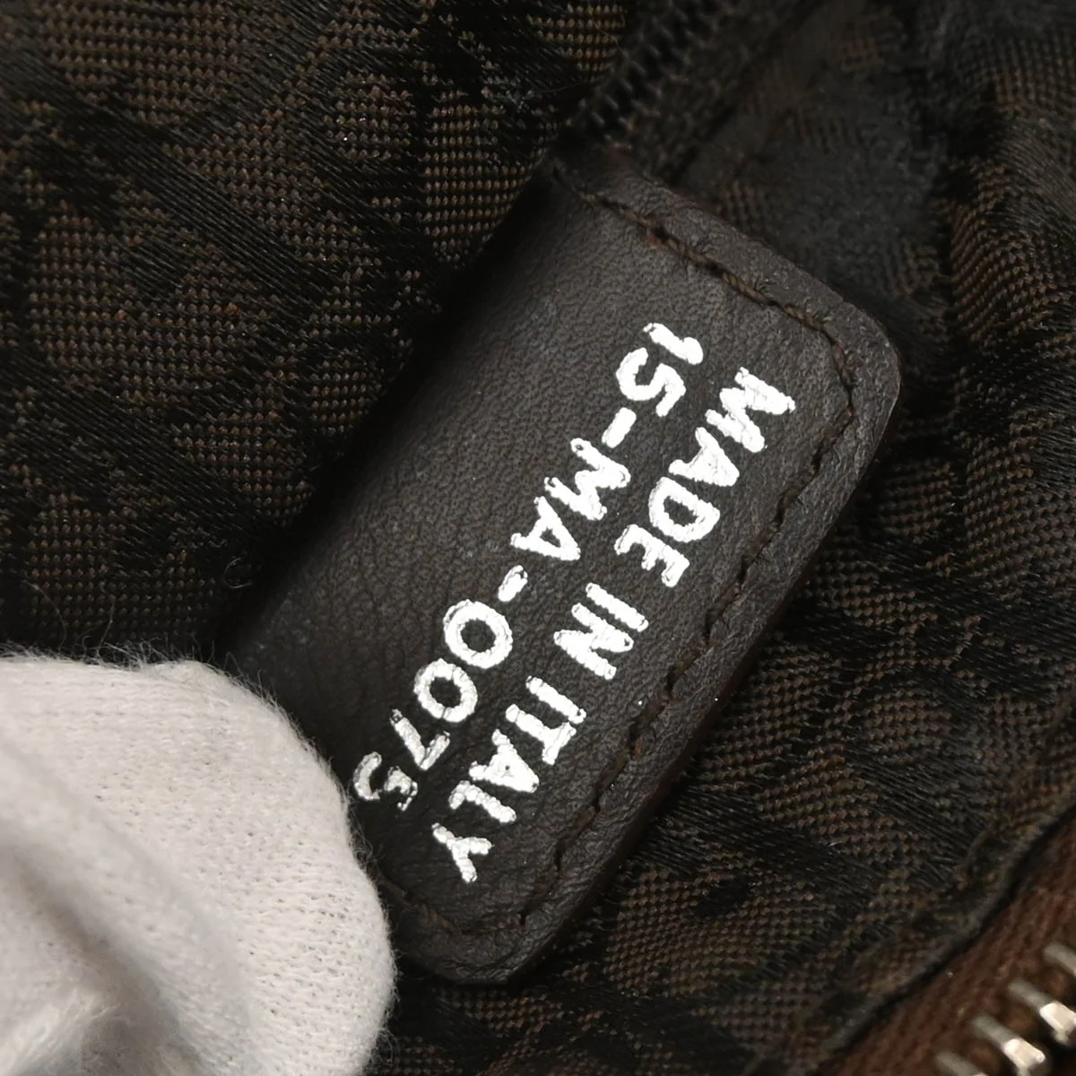 Christian Dior Brown Mouton Flight Shoulder Bag - Image 10