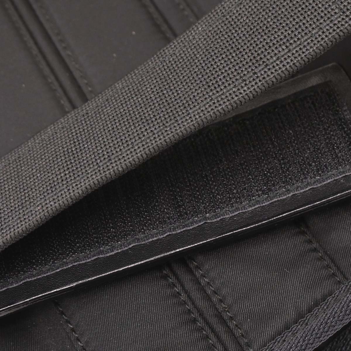 Prada Black Nylon Corset Waist Belt Bag - Image 3