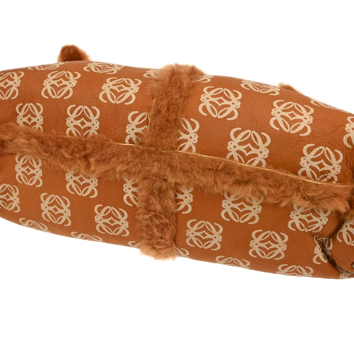 Loewe * Brown Mouton Fur Handbag - Image 6