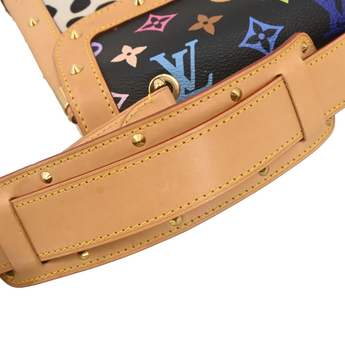 Louis Vuitton * Black Pony hair Sac Dalmatian Handbag M92825 - Image 3