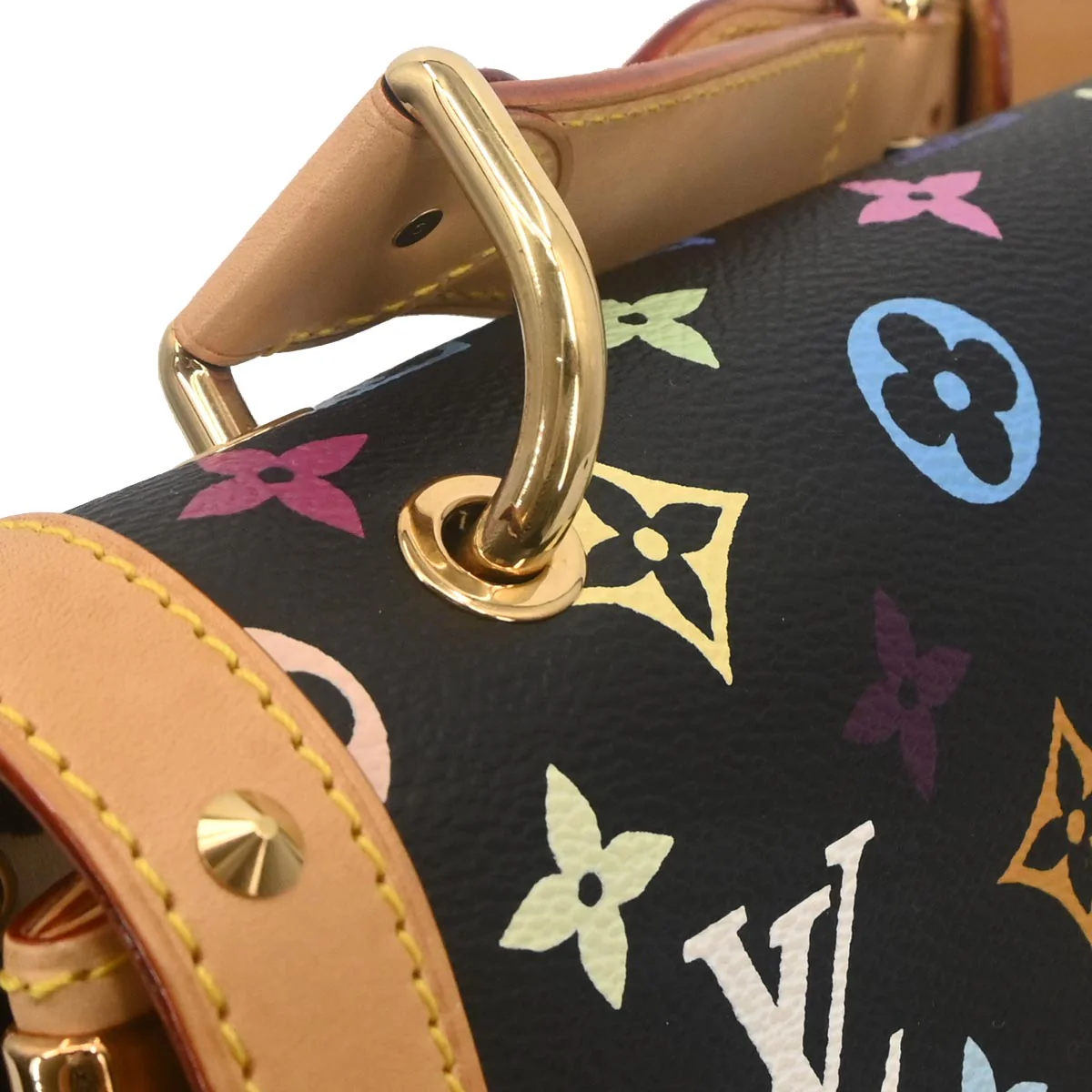 Louis Vuitton * Black Pony hair Sac Dalmatian Handbag M92825 - Image 6