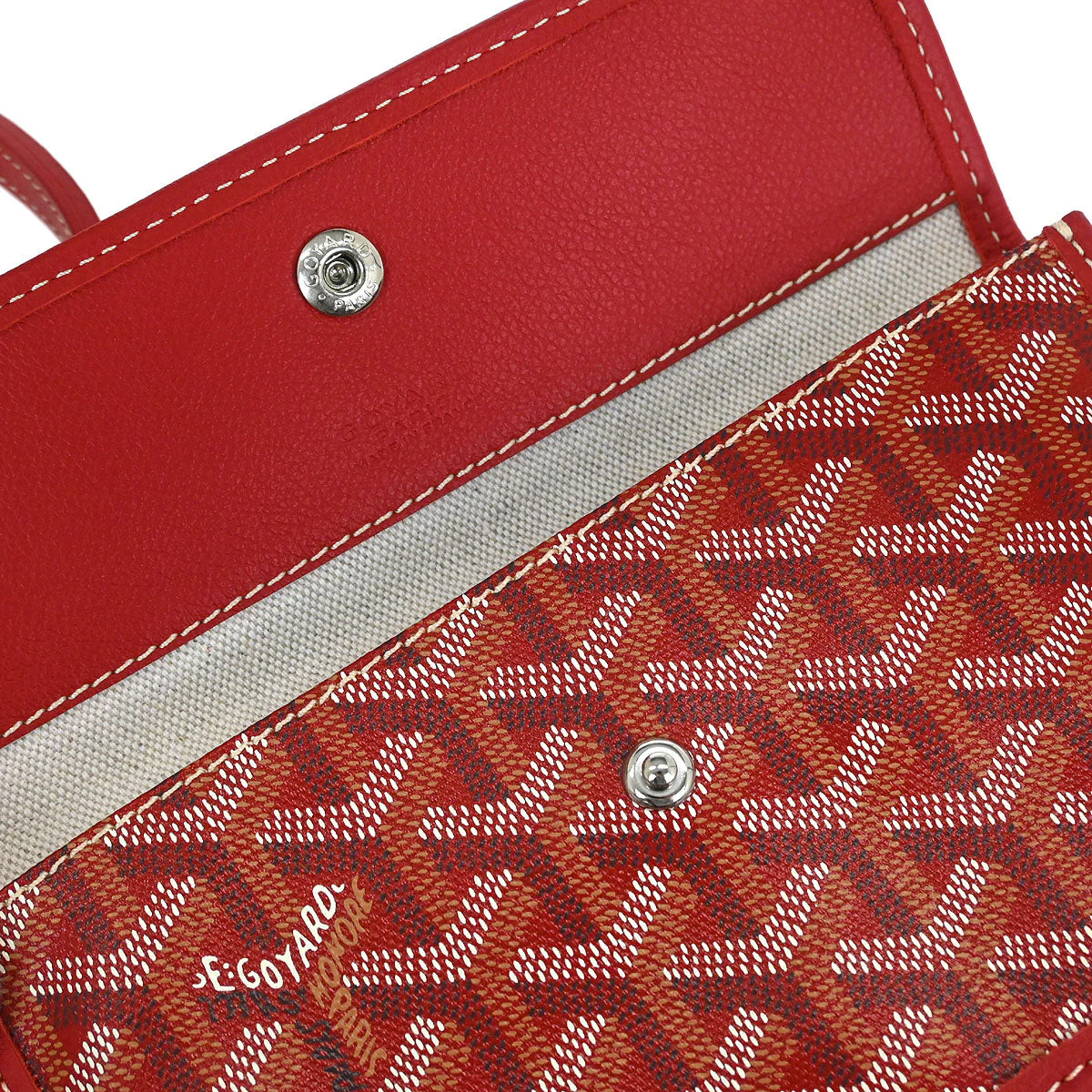Goyard Red St.Louis PM Tote Bag - Image 5