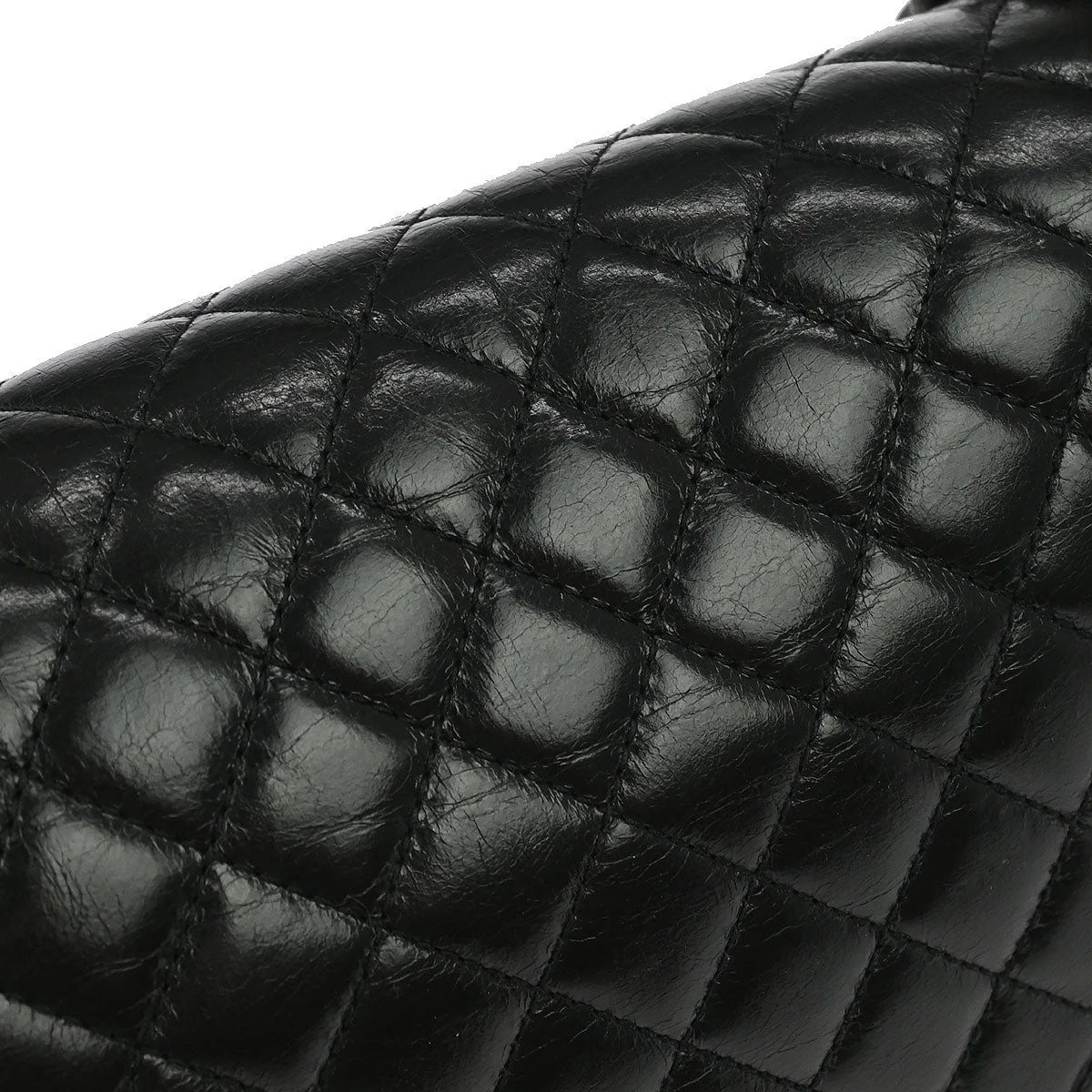 Boy Chanel 2014-2015 Black Lambskin Medium Shoulder Bag - Image 4