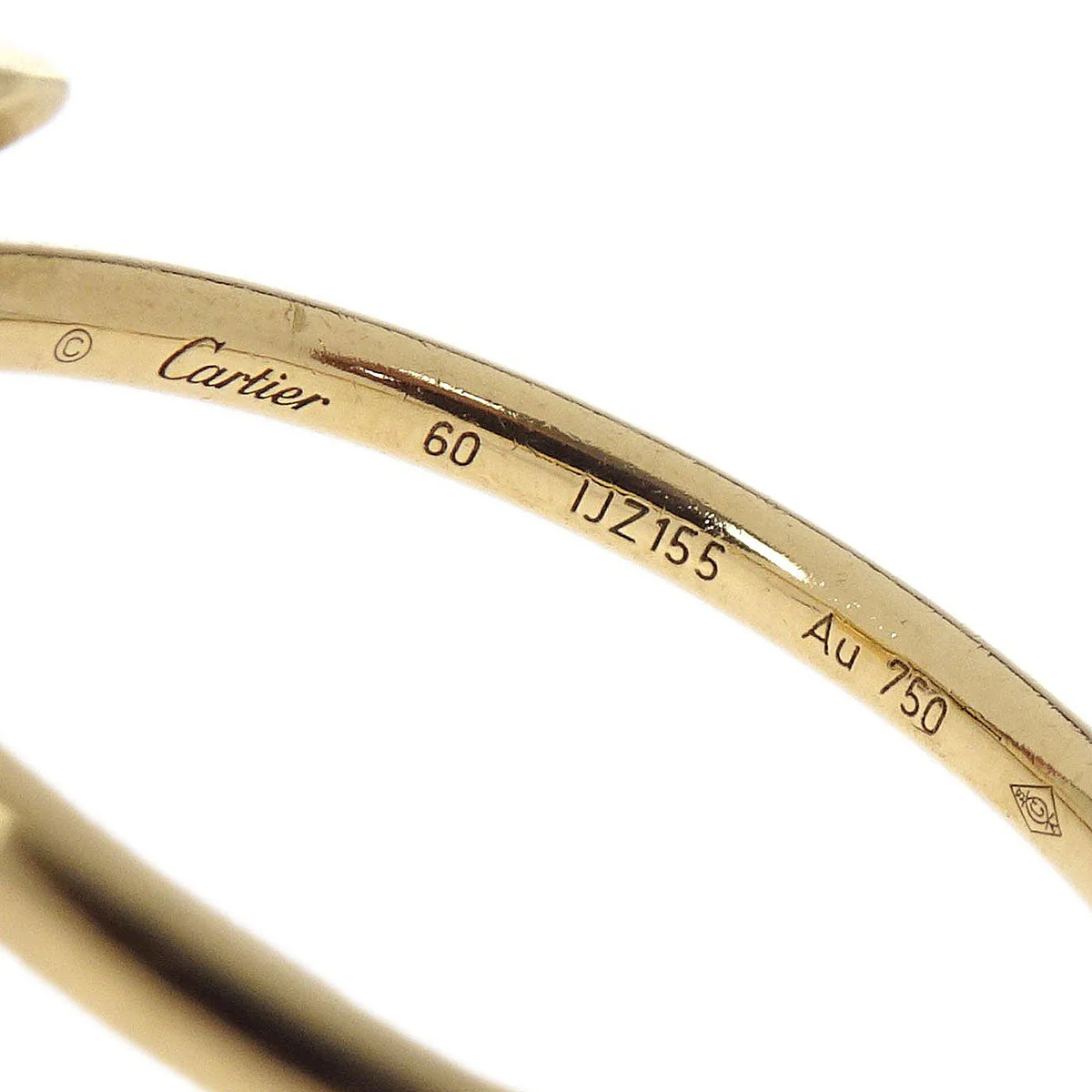 Cartier Juste Un Clou Small Model Ring Au750 #60 #59 Jewelry - Image 3