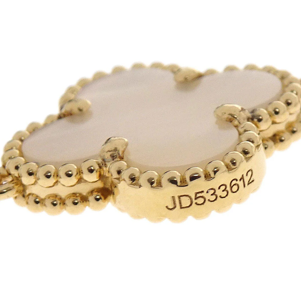 Van Cleef & Arpels Alhambra Bracelet Mother of Pearl Gold Au750 Jewelry - Image 4