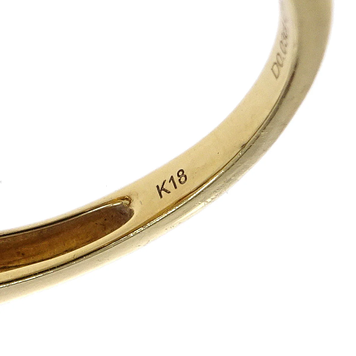 Ring 18K Gold Citrine Diamond #52 Jewelry - Image 3