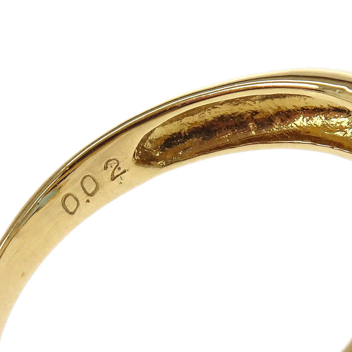 Ring 18K Blue Topaz Diamond Gold #54 Jewelry - Image 3