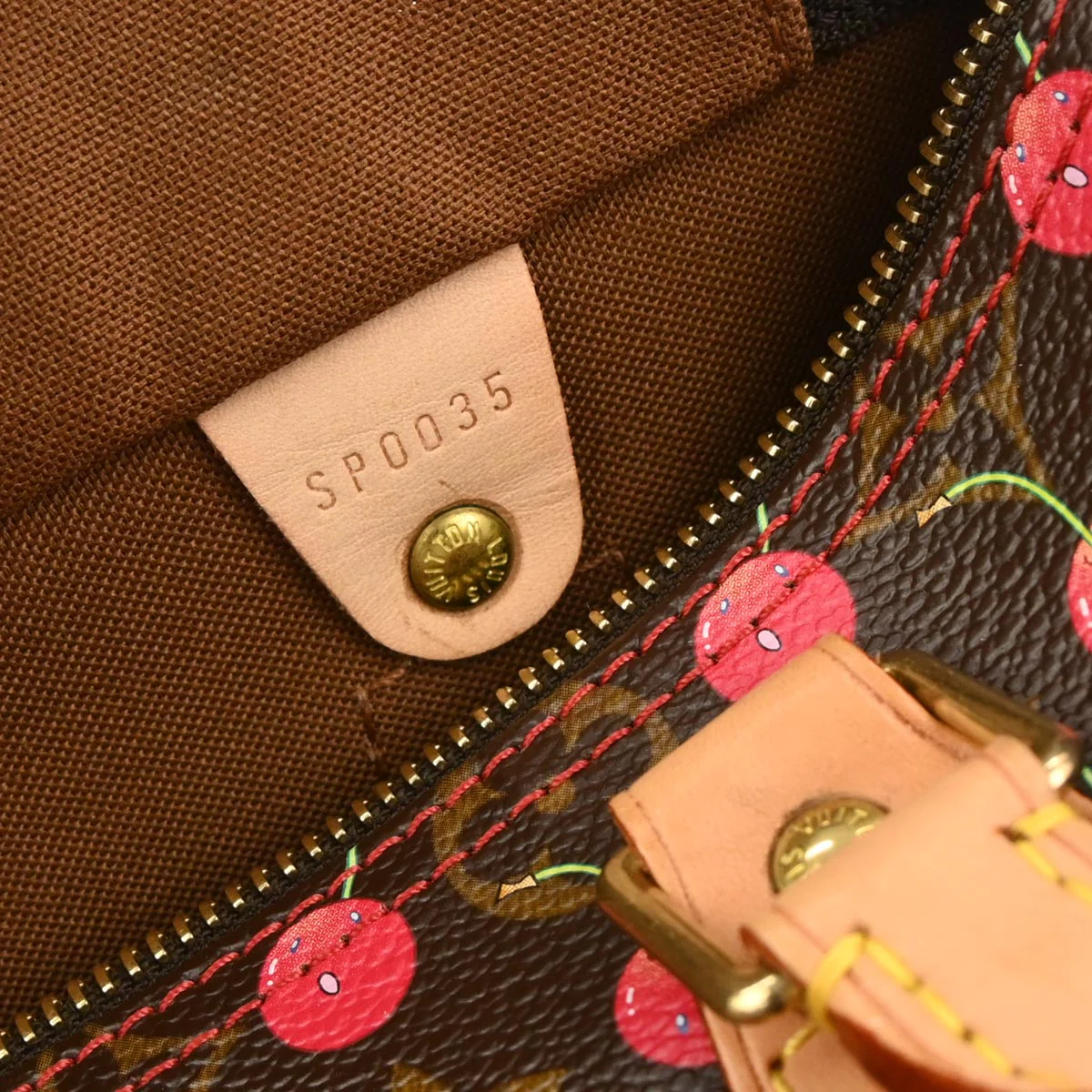 Louis Vuitton 2005 Monogram Cherry Speedy 25 Handbag M95009 - Image 10
