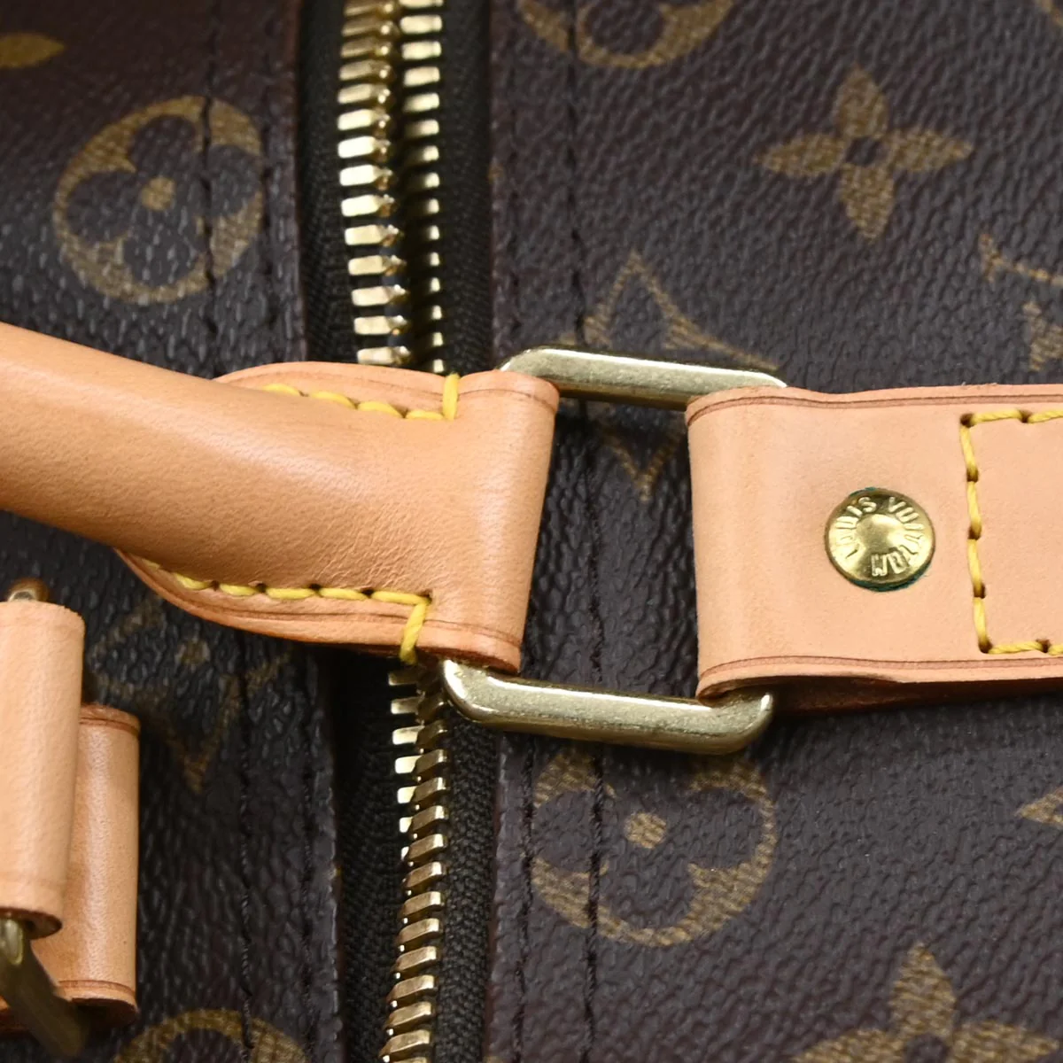 Louis Vuitton 2001 Monogram Keepall 45 Duffle Bag M41428 - Image 5