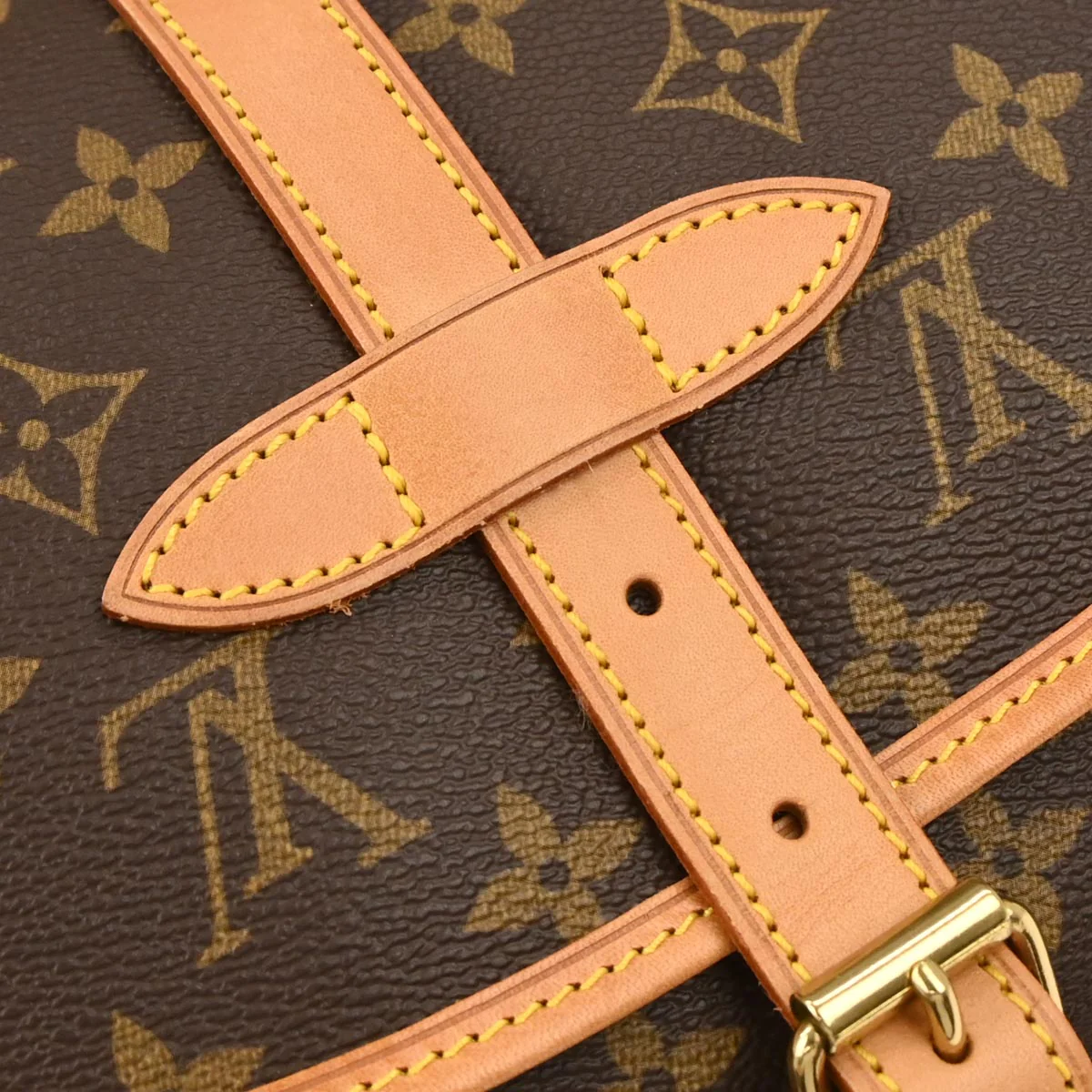 Louis Vuitton 1997 Monogram Saumur 30 Messenger Shoulder Bag M42256 - Image 6