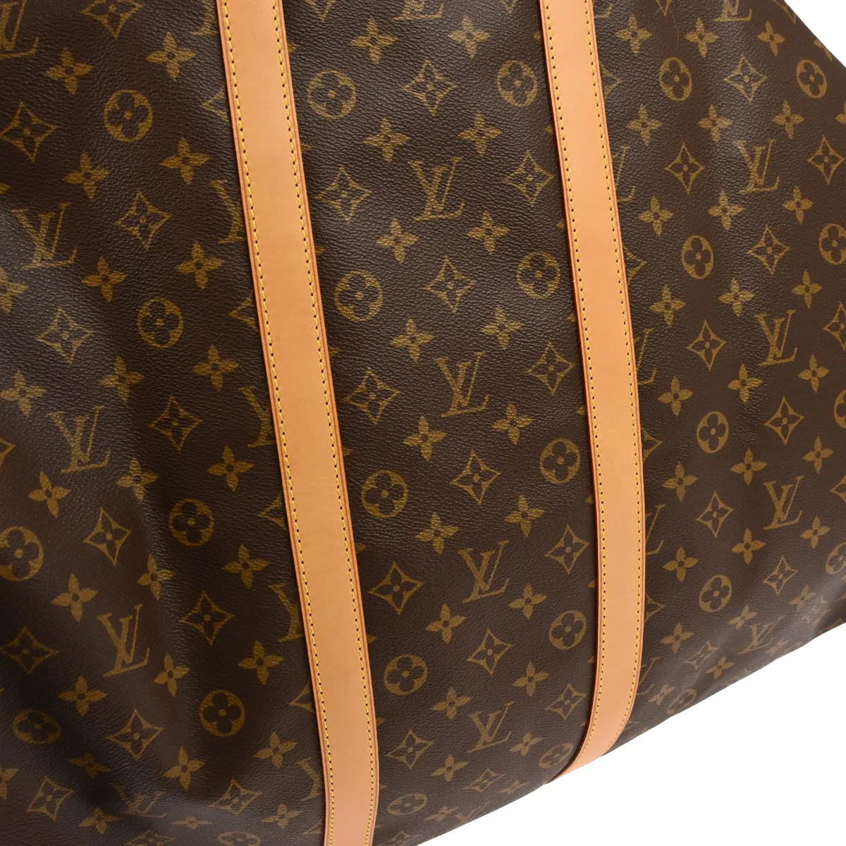 Louis Vuitton 2002 Monogram Keepall Bandouliere 55 Duffle Bag M41414 - Image 6