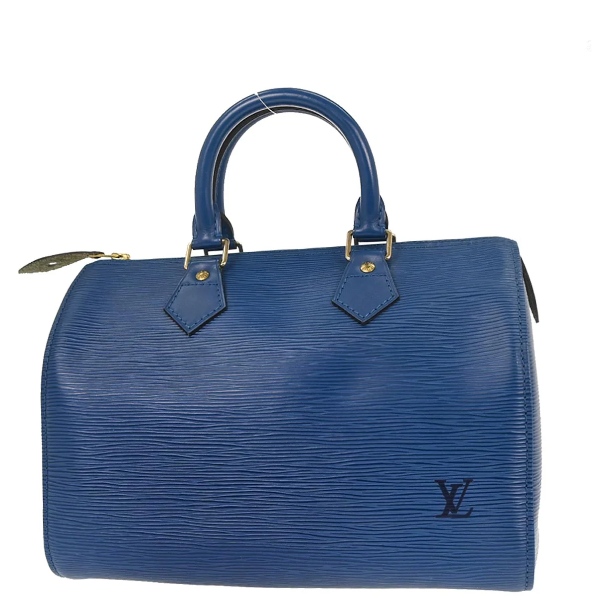 Louis Vuitton 1995 Blue Epi Speedy 25 Handbag M43015 - Image 2